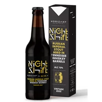 Night Shift Vintage 2022  /  Russian Imperial Stout Tennessee whiskey hordóban érlelve Night Shift Vintage 2022  /  Russian Imperial Stout Tennessee whiskey hordóban érlelve