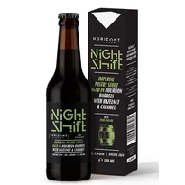 Night Shift Vintage 2024  /  Imperial Pastry Stout bourbon hordóban érlelve mogyoróval és karamellel Night Shift Vintage 2024  /  Imperial Pastry Stout bourbon hordóban érlelve mogyoróval és karamellel