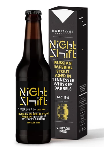 Night Shift Vintage 2022  /  Russian Imperial Stout Tennessee whiskey hordóban érlelve