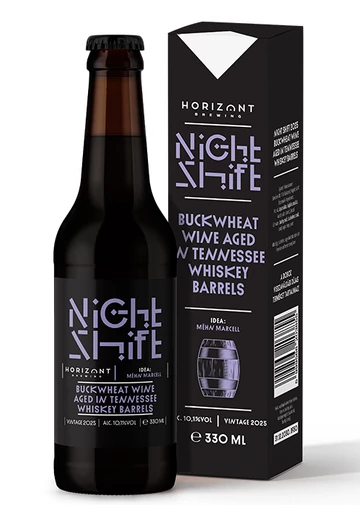 Night Shift Vintage 2025  / Tennessee Whiskey hordóban érlelt hajdinabor - 0,33l