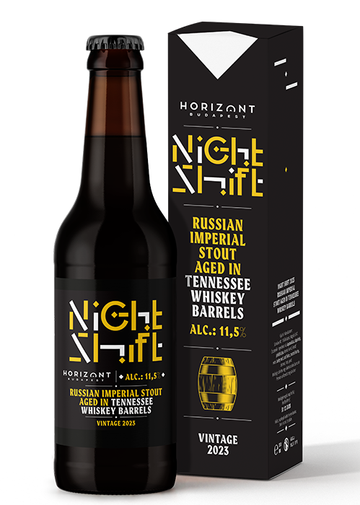 Night Shift Vintage 2023  /  Russian Imperial Stout Tennessee whiskey hordóban érlelve