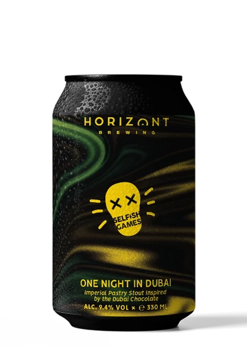 Selfish Games - One Night In Dubai / Imperial Pastry Stout pisztáciával Selfish Games - One Night In Dubai / Imperial Pastry Stout pisztáciával