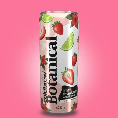 ColdBrew Botanical / Lime, Strawberry &amp; Hibiscus 