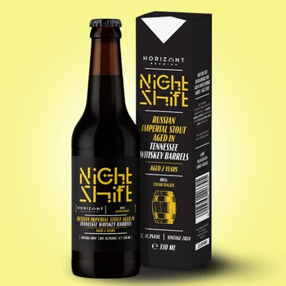 Night Shift Vintage 2024  /  Russian Imperial Stout Tennessee whiskey hordóban 2 évig érlelve