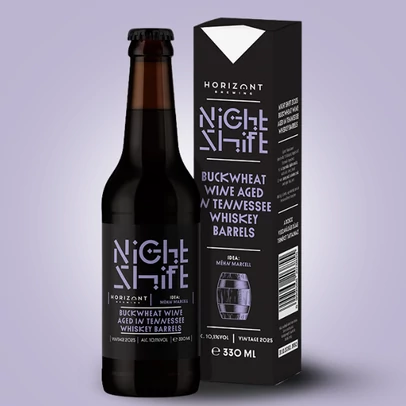 Night Shift Vintage 2025  / Tennessee Whiskey hordóban érlelt hajdinabor - 0,33l
