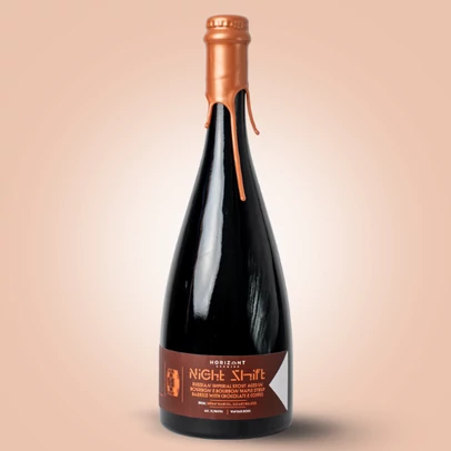Night Shift Vintage 2025  /  Russian Imperial Stout bourbon- és bourbon juharszirupos hordóban érlelve, csokoládéval és kávéval - 0,75l
