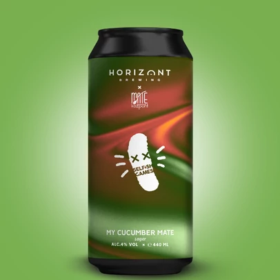 Selfish Games - My Cucumber Mate / Lager with Cucumber and Mate tea