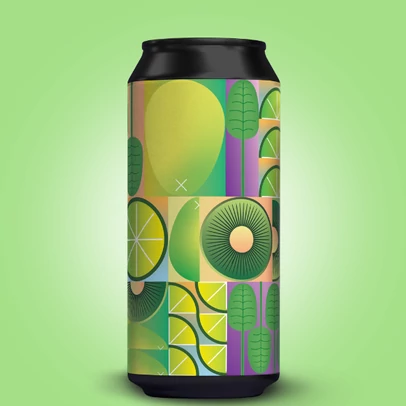 Horizont x Fraktaal - Green Smash / Fruited Gose kivivel, guava-val és spenóttal