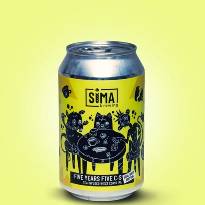 Sima Brewing - Five Years Five C-S Earl Grey Edition / Tea Infused West Coast Ipa