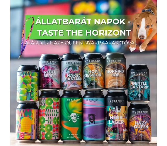 Állatbarát Napok - Taste the Horizont sörválogatás plusz ajándék
