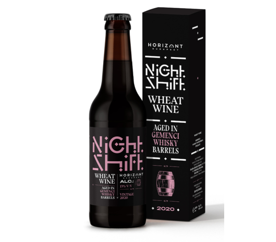 Night Shift Vintage 2020  /  Wheat Wine Gemenc whisky hordóban érlelve 