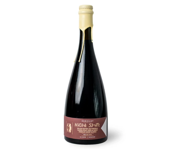 Night Shift Vintage 2025  /  Peanut Butter Jelly Imperial Pastry Stout Pedro Ximénez Sherrys hordóban érlelve - 0,7l